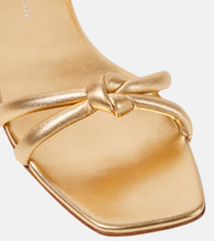 Gianvito Rossi Juno 05 metallic leather sandals