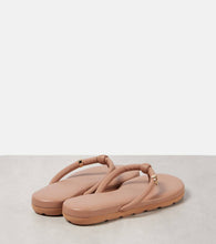 Gianvito Rossi Juno leather thong sandals