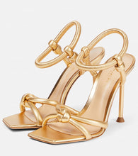 Gianvito Rossi Juno metallic leather sandals