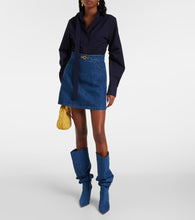 Gianvito Rossi Keinna 85 denim over-the-knee boots