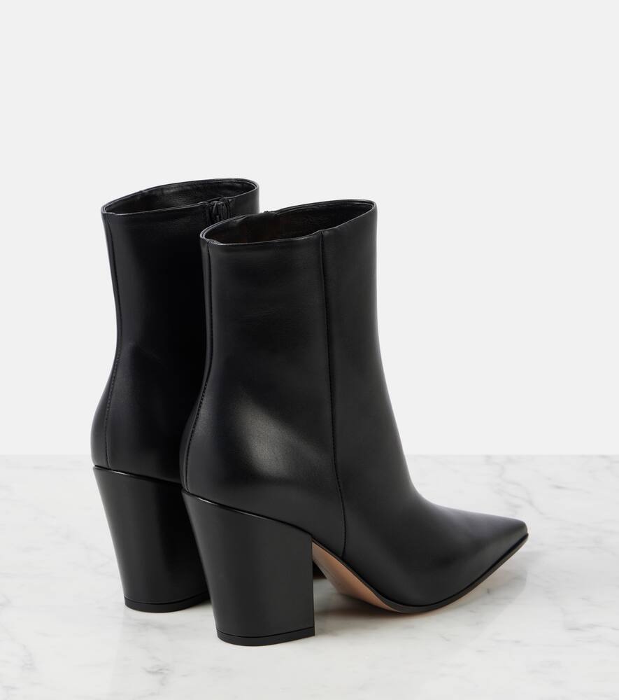 Gianvito Rossi Keinna 85 leather ankle boots