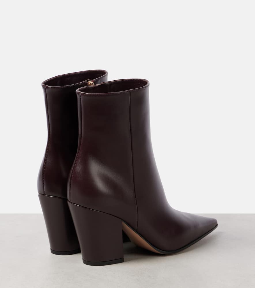 Gianvito Rossi Keinna leather ankle boots