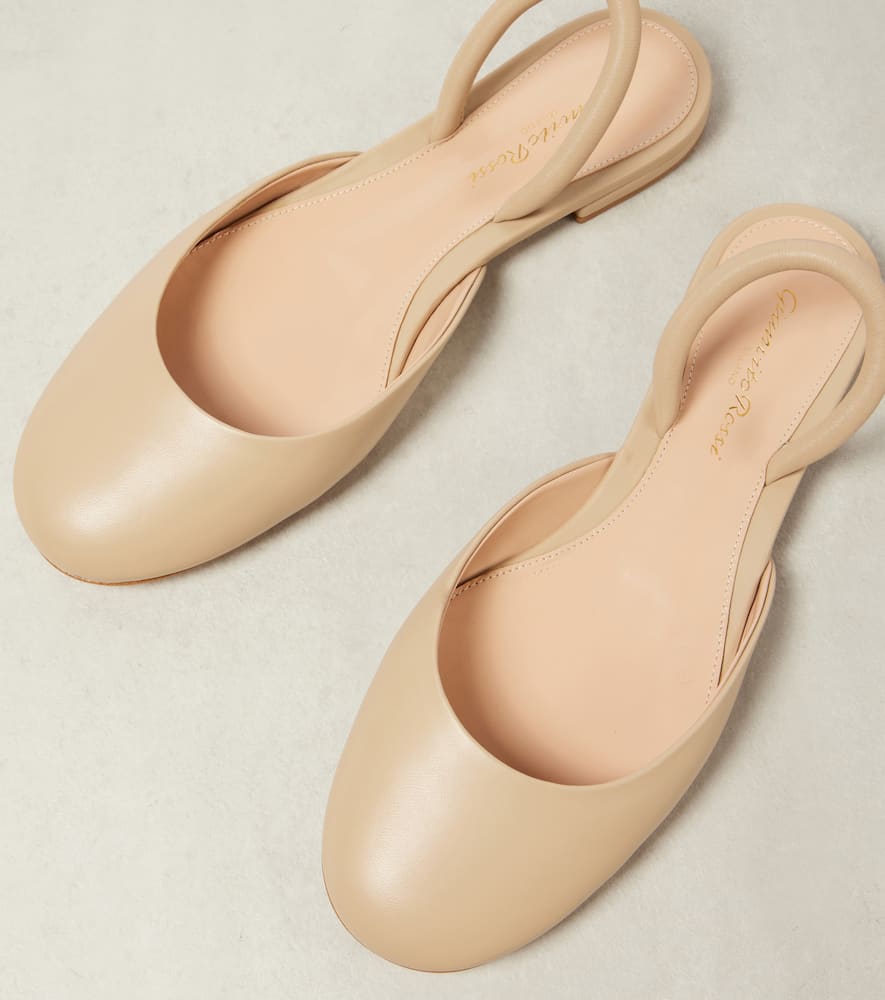Gianvito Rossi Leather ballet flats