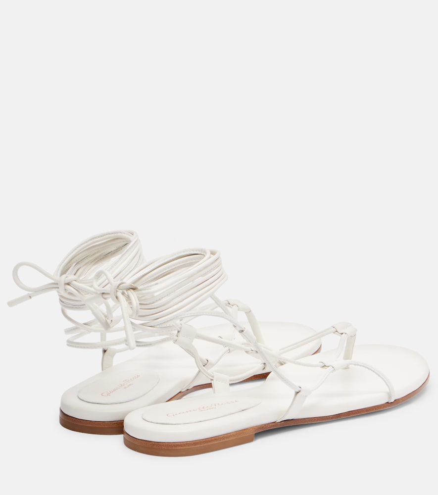 Gianvito Rossi Leather gladiator sandals