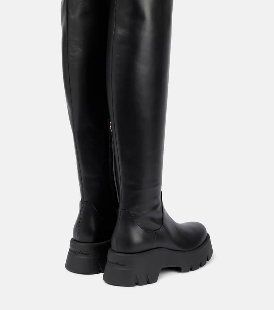 Gianvito Rossi Leather knee-high boots