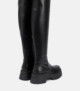 Gianvito Rossi Leather knee-high boots