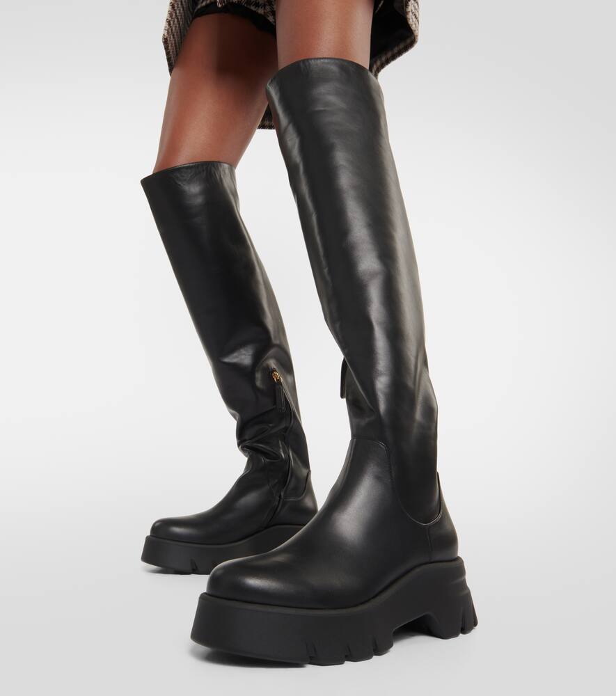 Gianvito Rossi Leather knee-high boots