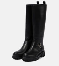 Gianvito Rossi Leather knee-high boots