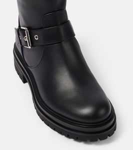 Gianvito Rossi Leather knee-high boots