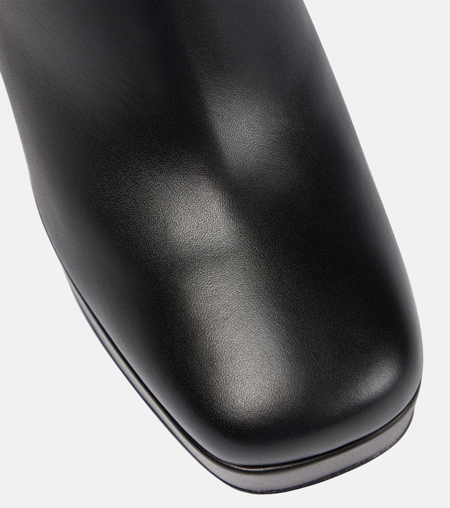 Gianvito Rossi Leather platform ankle boots