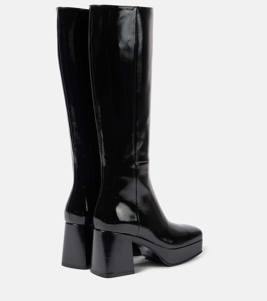Gianvito Rossi Leather platform boots