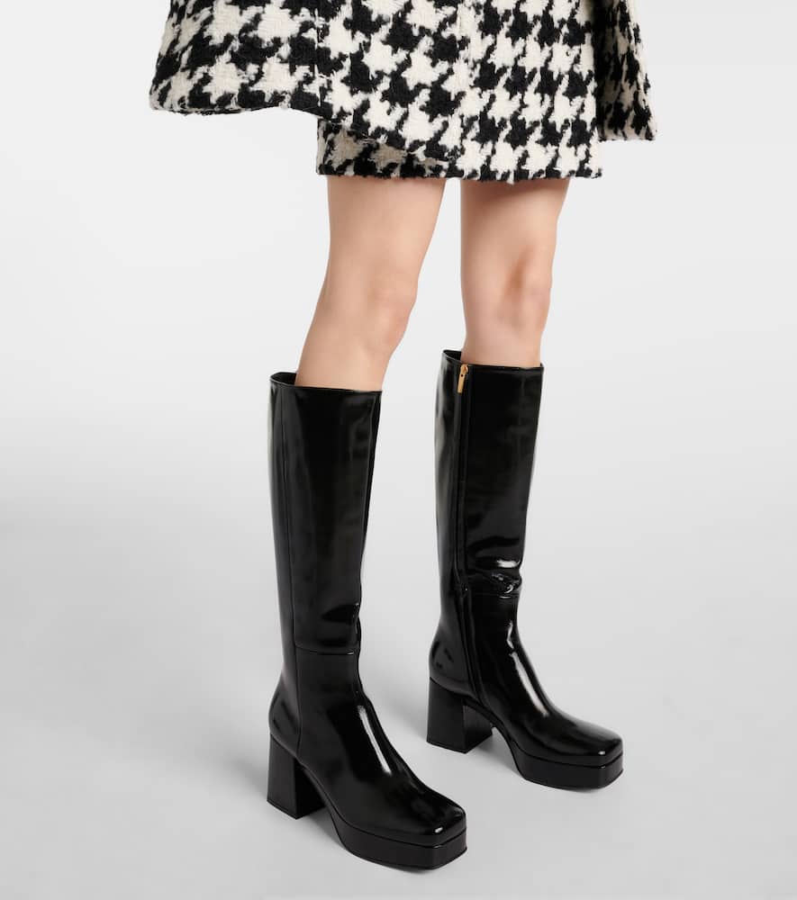 Gianvito Rossi Leather platform boots