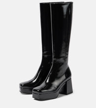 Gianvito Rossi Leather platform boots