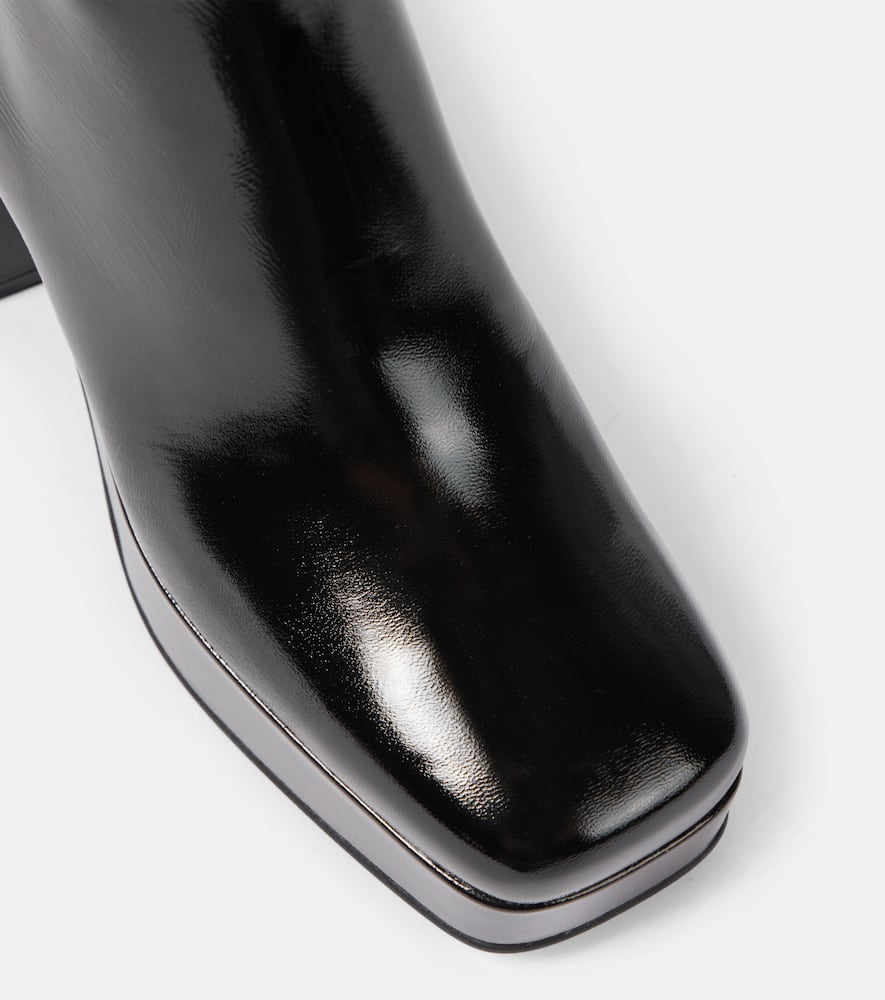 Gianvito Rossi Leather platform boots