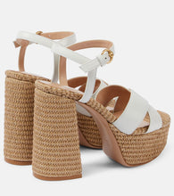Gianvito Rossi Leather platform sandals