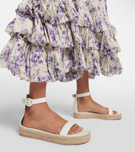 Gianvito Rossi Leather platform sandals