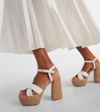 Gianvito Rossi Leather platform sandals