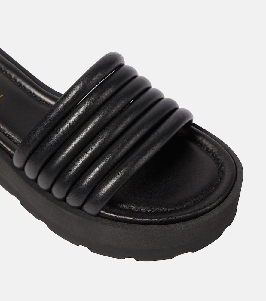 Gianvito Rossi Leather platform sandals