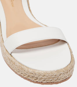Gianvito Rossi Leather platform sandals