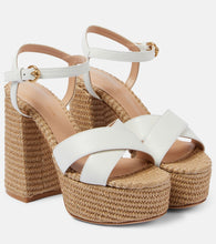 Gianvito Rossi Leather platform sandals - Gianvito Rossi 皮革厚底凉鞋