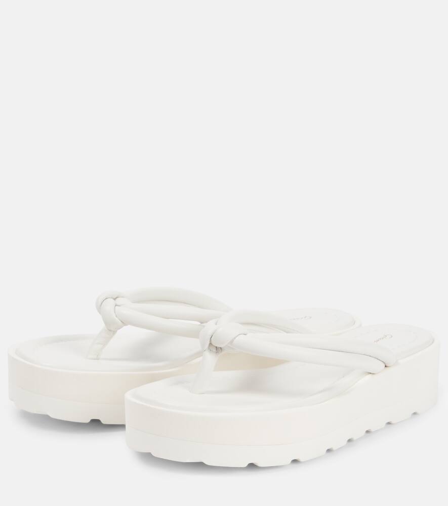 Gianvito Rossi Leather thong sandal