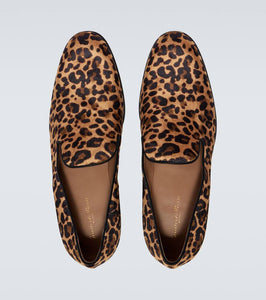 Gianvito Rossi Leopard-print loafers