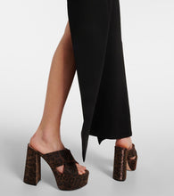 Gianvito Rossi Leopard-print  platform mules