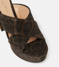 Gianvito Rossi Leopard-print  platform mules