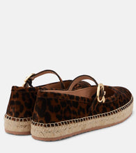 Gianvito Rossi Leopard-print suede espadrilles