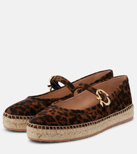 Gianvito Rossi Leopard-print suede espadrilles