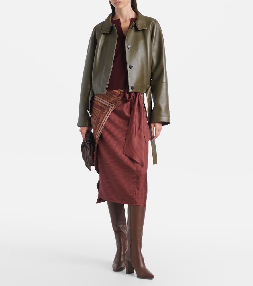 Gianvito Rossi Lyell 85 leather boots