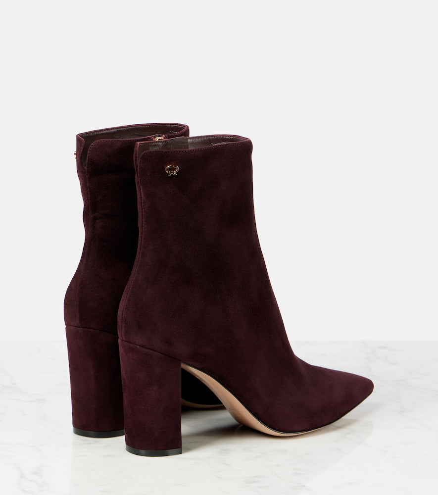 Gianvito Rossi Lyell suede ankle boots