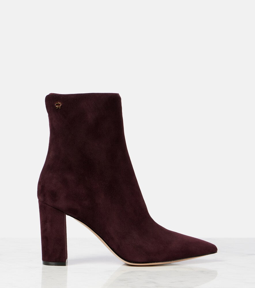 Gianvito Rossi Lyell suede ankle boots
