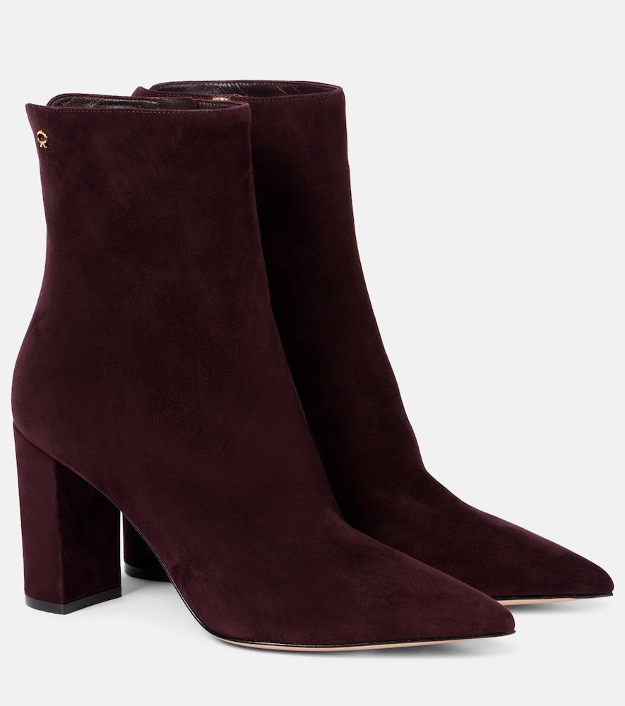 Gianvito Rossi Lyell suede ankle boots