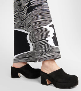 Gianvito Rossi Lyss suede platform clogs