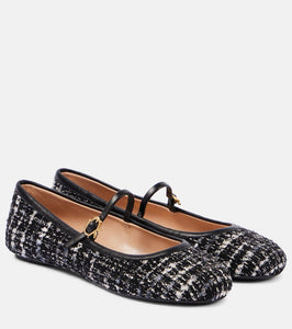 Gianvito Rossi Mary Ribbon 05 boucl√É¬© Mary Jane flats