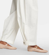 Gianvito Rossi Mary Ribbon patent leather ballet flats