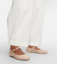 Gianvito Rossi Mary Ribbon patent leather ballet flats