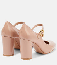 Gianvito Rossi Mary Ribbon patent leather pumps