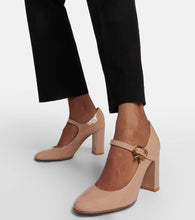 Gianvito Rossi Mary Ribbon patent leather pumps