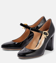 Gianvito Rossi Mary Ribbon patent leather pumps