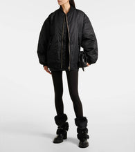 Gianvito Rossi Maverick leather and shearling biker boots