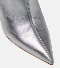 Gianvito Rossi Metallic leather ankle boots