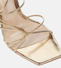 Gianvito Rossi Metallic leather sandals