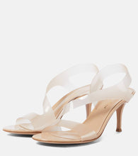 Gianvito Rossi Metropolis 70 PVC slingback sandals