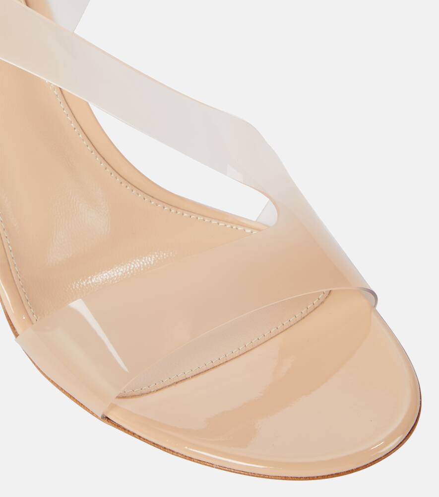 Gianvito Rossi Metropolis 70 PVC slingback sandals