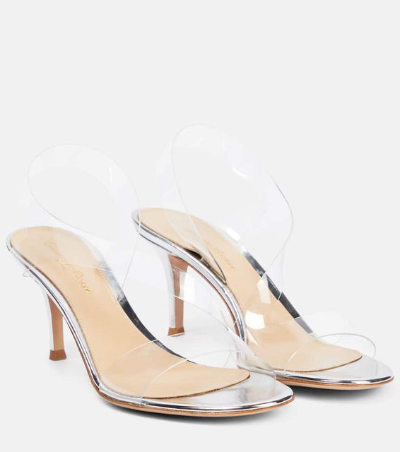 Gianvito Rossi Metropolis plexi strap sandals