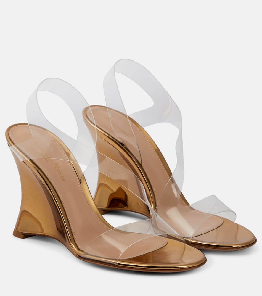 Gianvito Rossi Metropolis wedge sandals