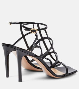 Gianvito Rossi Mondry 95 leather sandals