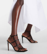 Gianvito Rossi Mondry 95 leather sandals